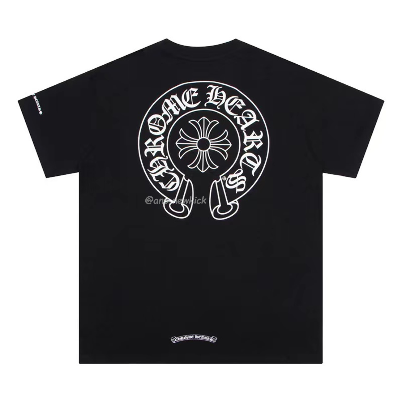 Chrome Hearts Horse Shoe Logo Pocket Black T Shirt (9) - www.newkick.vip